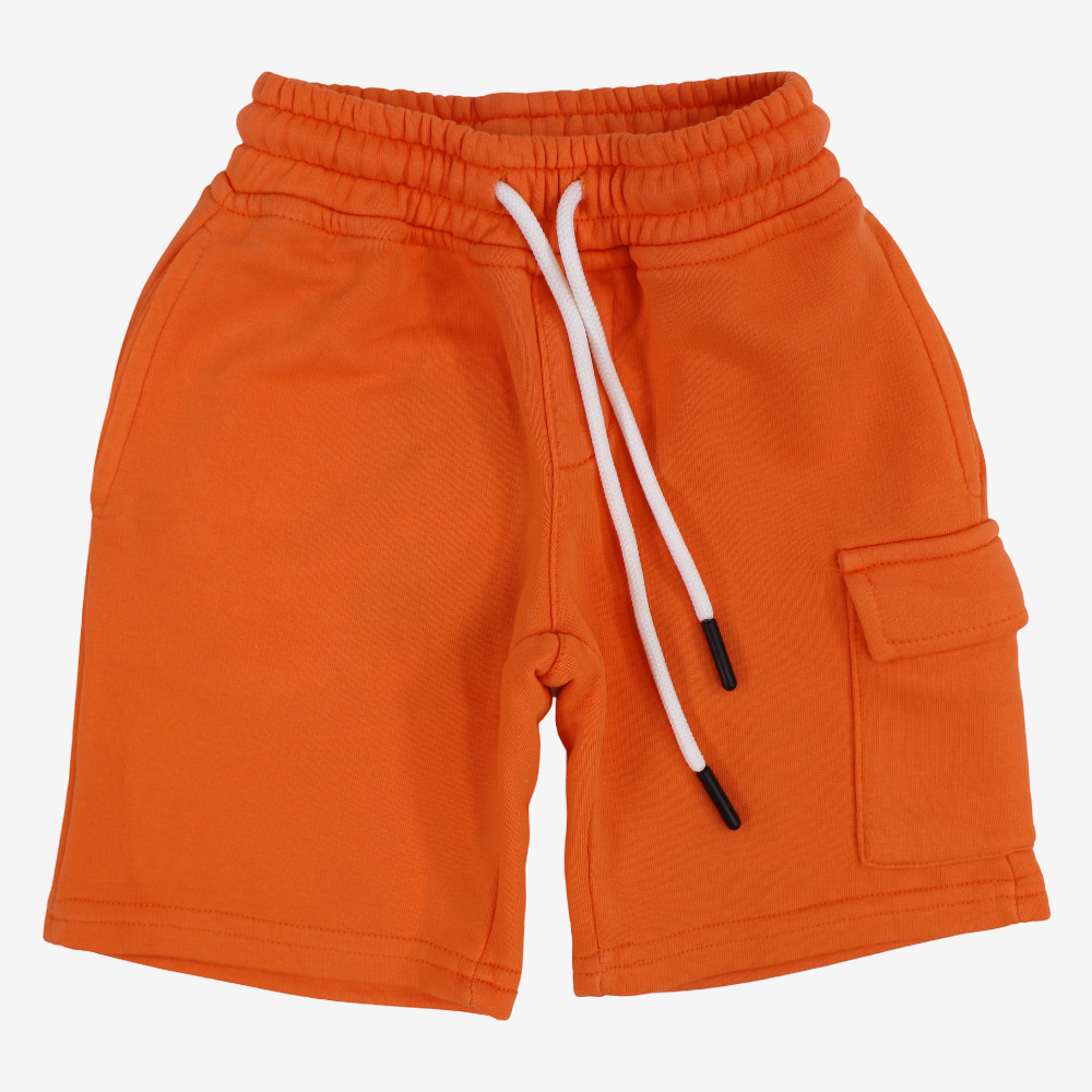 Boys Cotton Shorts – Orange
