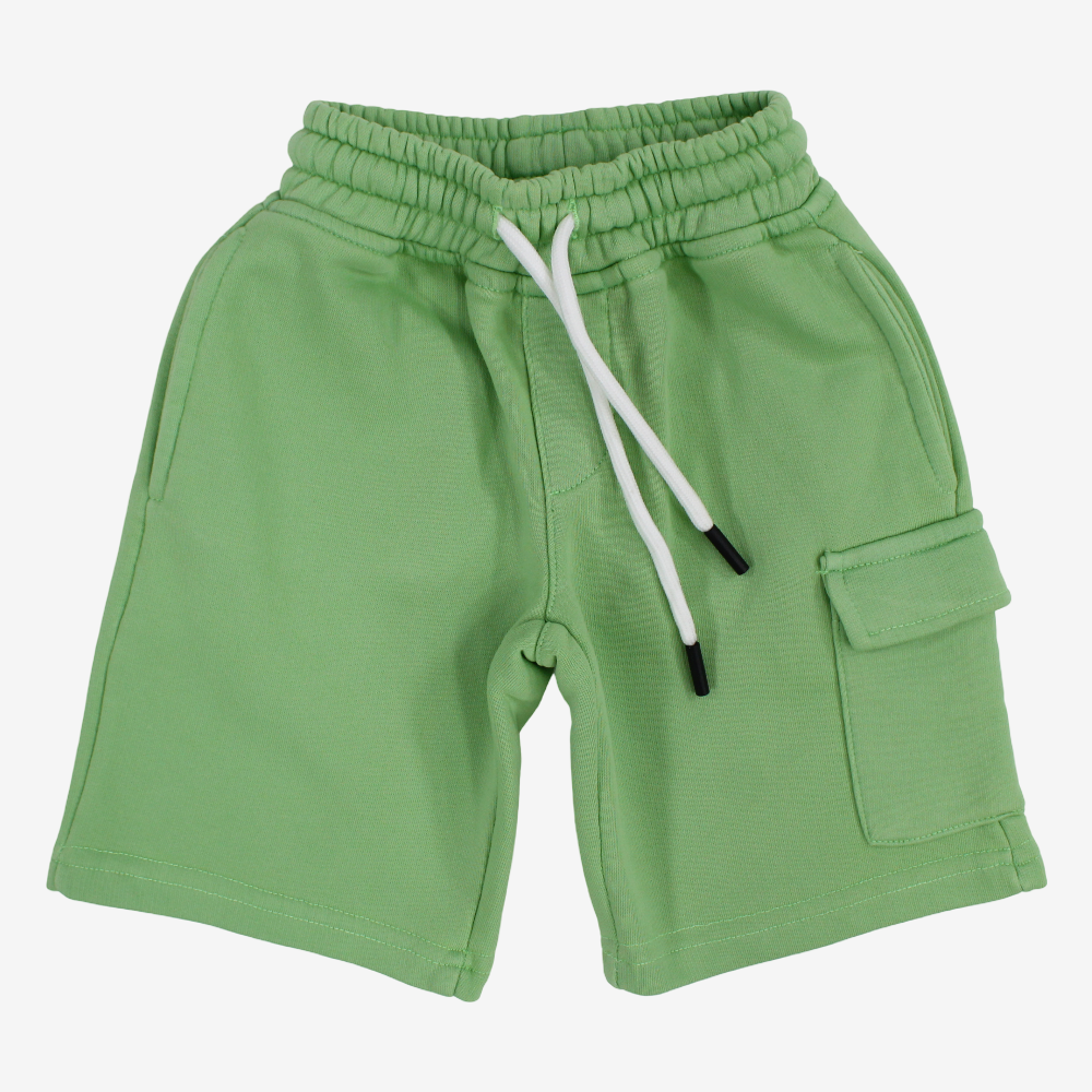 Boys Cotton Shorts – Green