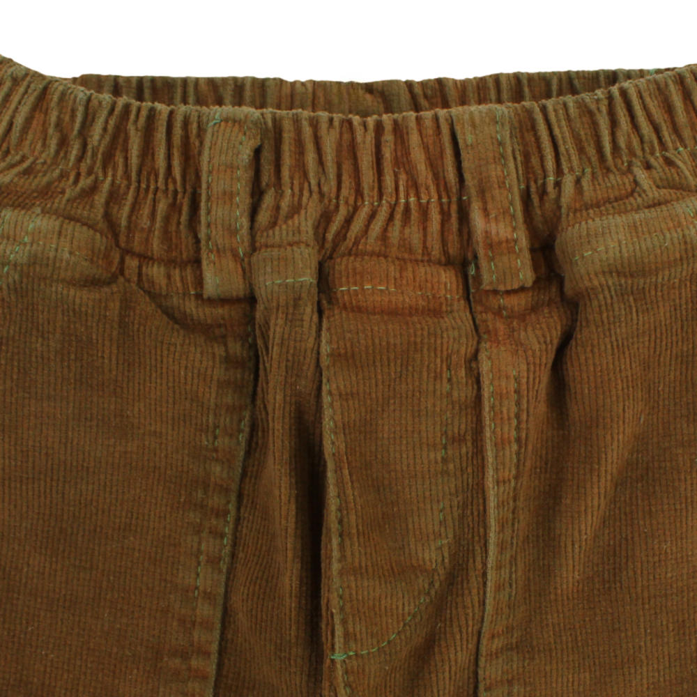 Boys Velvet Pants – Brown