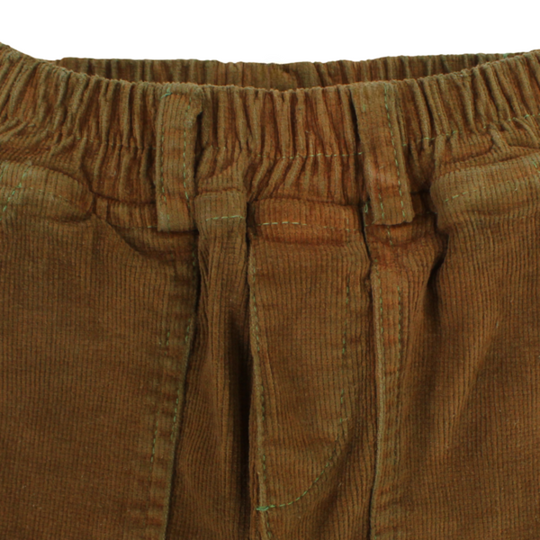 Boys Velvet Pants – Brown