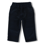 Boys Velvet Pants – Navy