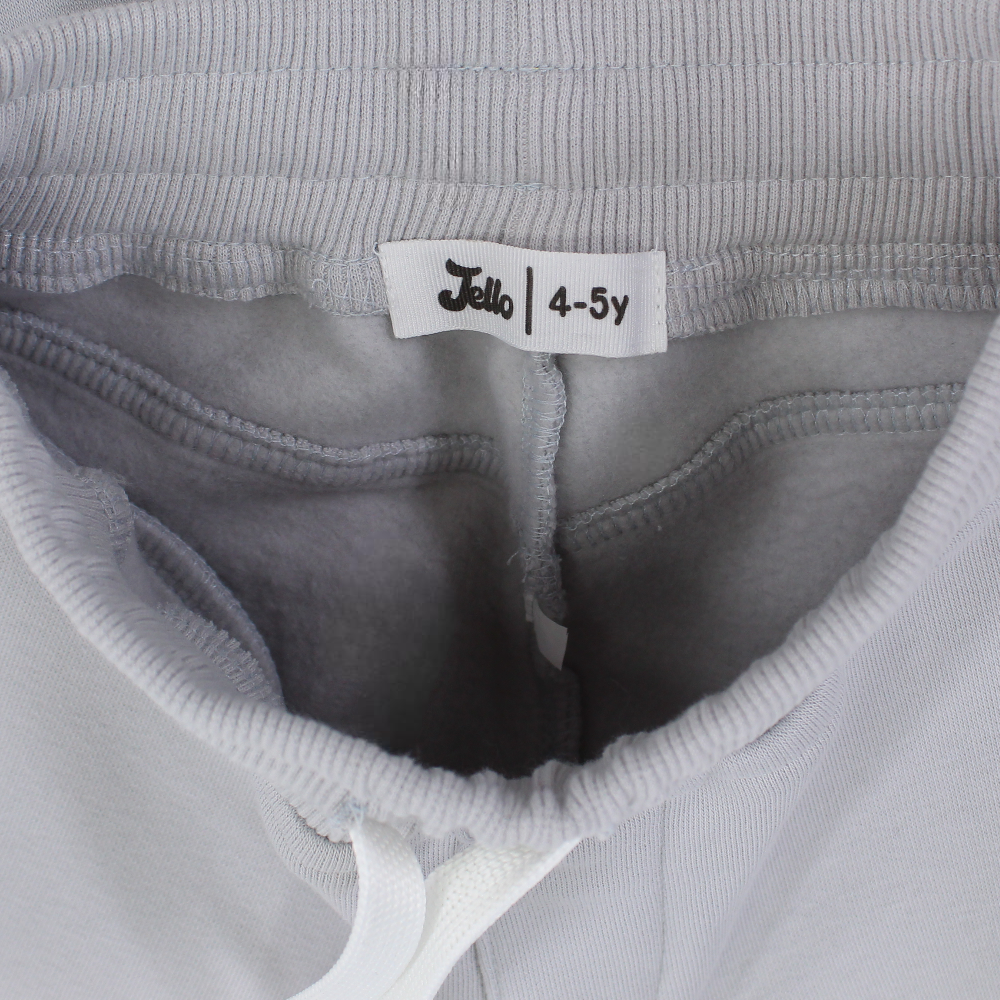 Boys Cotton Sweatpants – Grey