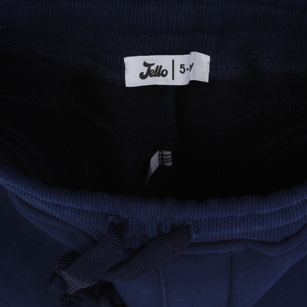 Boys Cotton Sweatpants – Navy