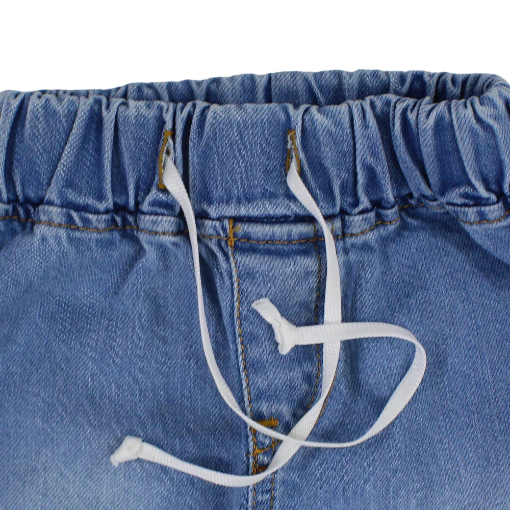 Unisex Cargo Jeans – Light Wash