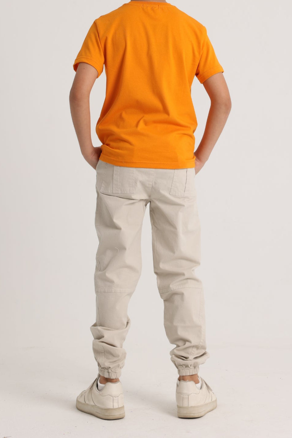 Boys Cotton T-Shirt – Orange with "Endless Summer" Design