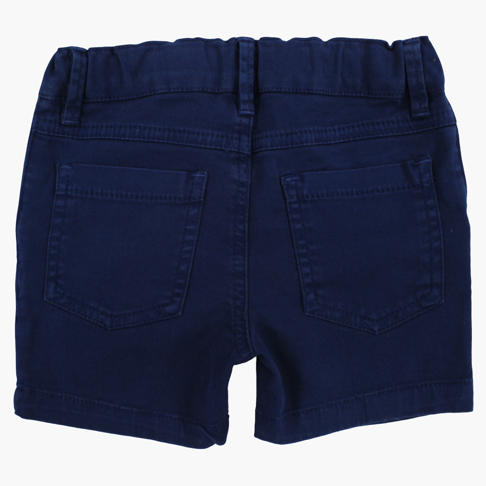 Boys Cotton Shorts - Navy Blue