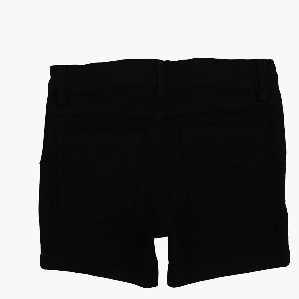Baby Boys Gabardine Shorts – Black