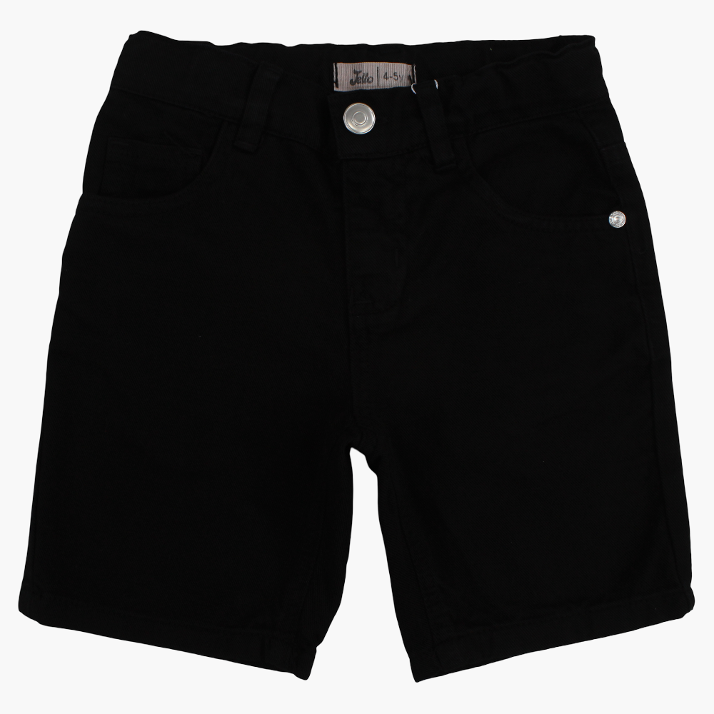 Boys Gabardine Shorts – Black