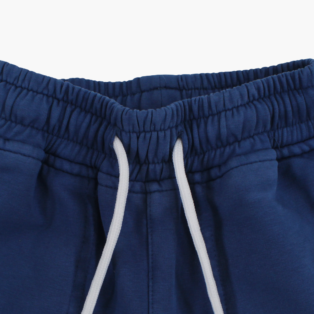 Boys Cotton Shorts - Indigo