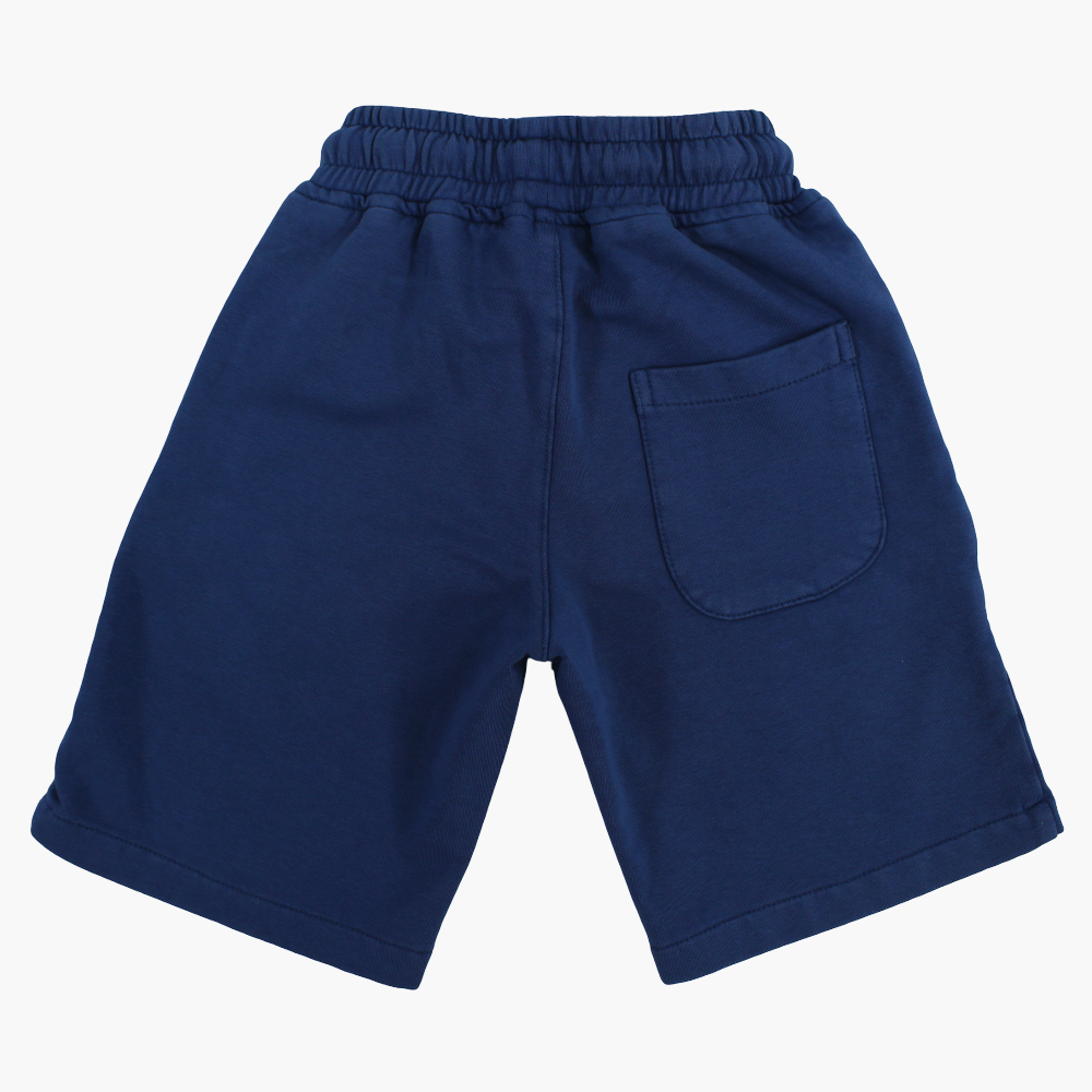Boys Cotton Shorts - Indigo