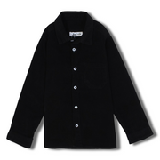 Boys Velvet Shirt – Black