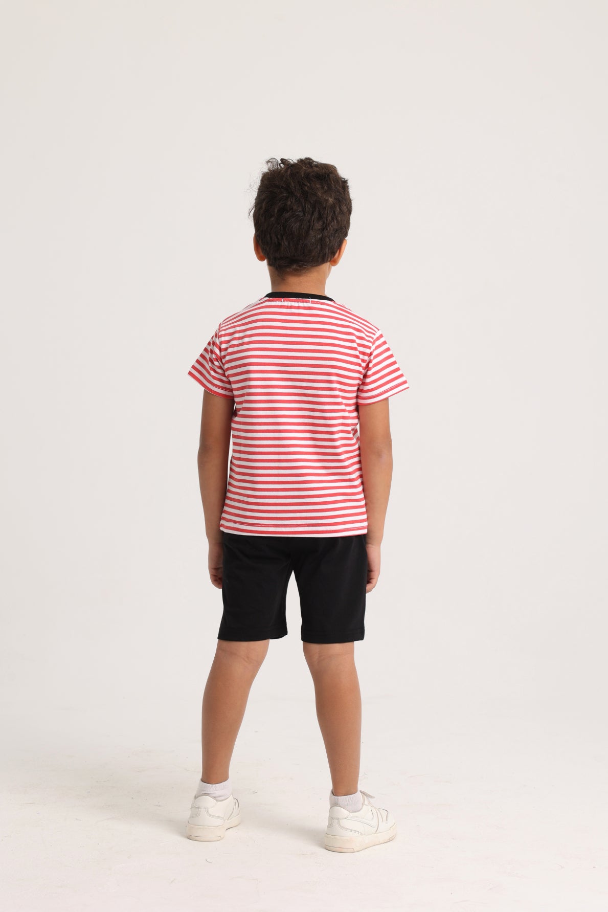 Baby Boys 2-Piece Outfit Set – Little Pirate (White/Red)