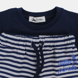 Baby Boys 2-Piece Outfit Set – Little Pirate (Navy)