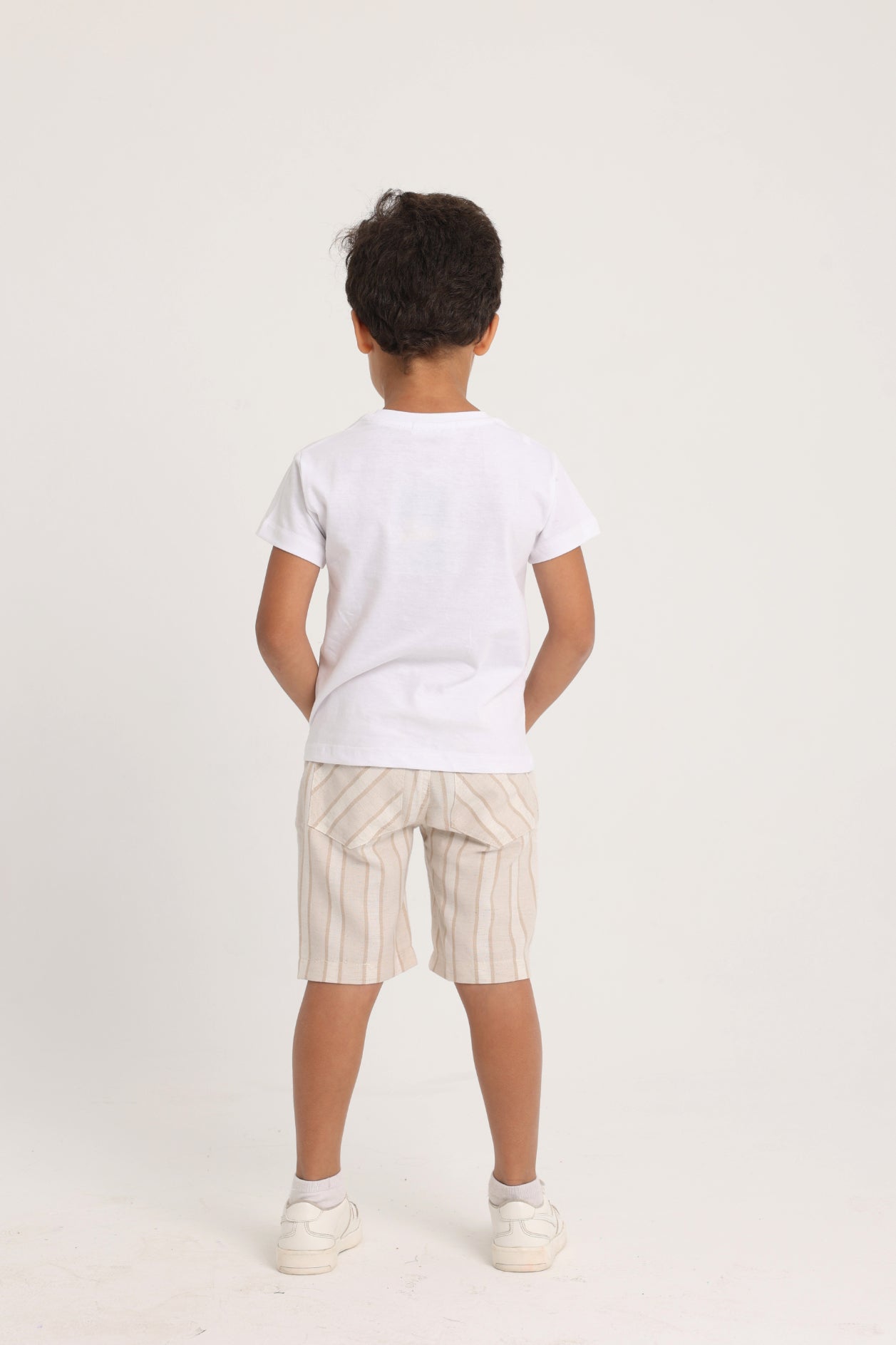 Baby Boys T-Shirt – Little Pirate (White)