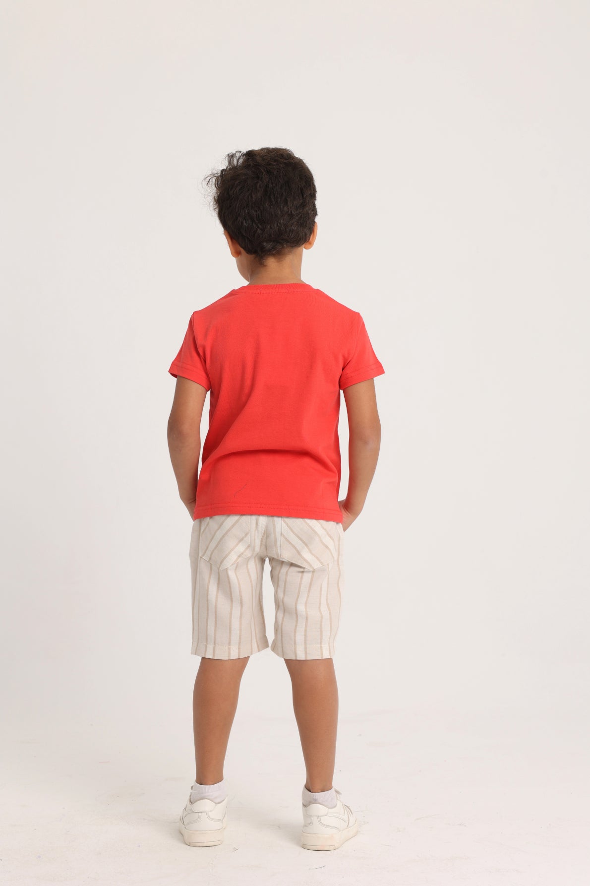 Baby Boys Short-Sleeved T-Shirt – Red Little Pirate