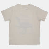 Boys Short-Sleeved T-Shirt – Beige Dinosaur Rawr Rawr
