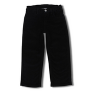 Boys Velvet Pants – Black