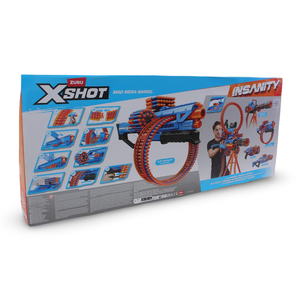 Zuru XShot Insanity Series 1 Mad Mega Barrel Blaster