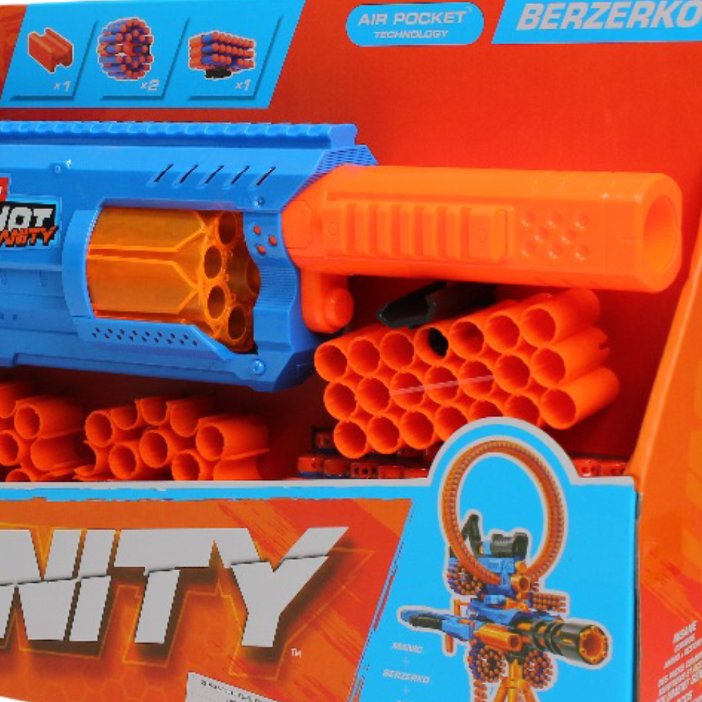 Zuru XShot Insanity Berzerko Blaster Gun with 48 Darts