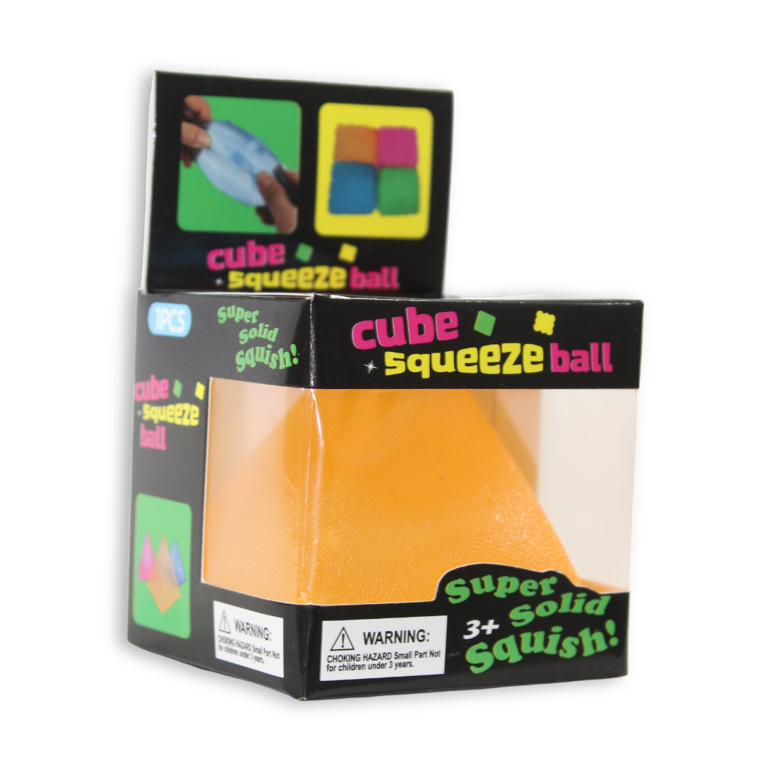 Bingo Maltose Pyramid Squishy Toy – Orange