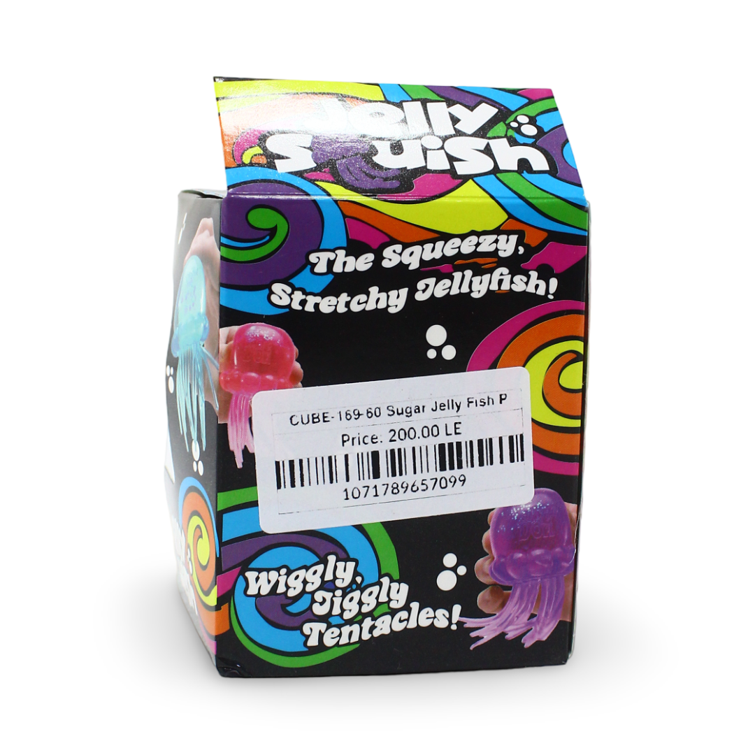Sugar Jellyfish Powder Glitter Squishy Fidget Toy 11cm – 180g