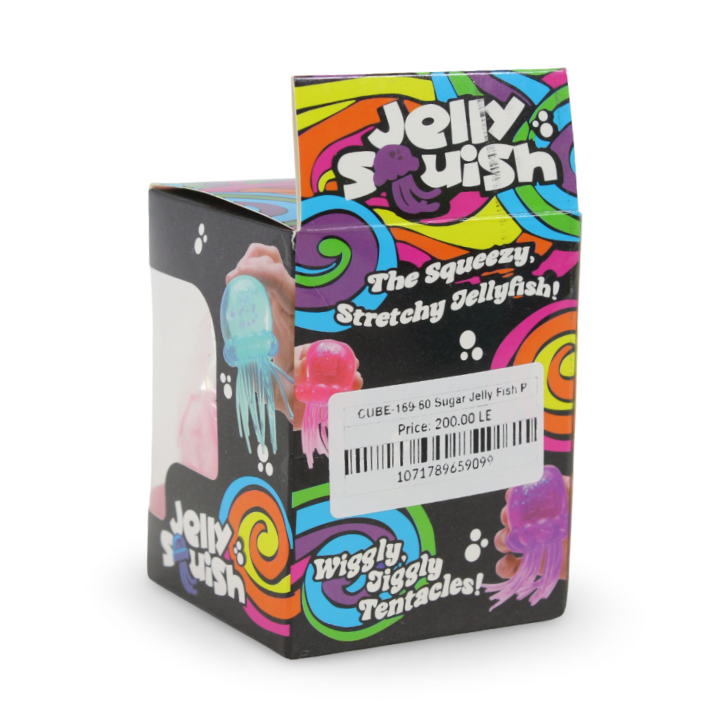 Sugar Jellyfish Powder Glitter Squishy Fidget Toy 11cm – 180g