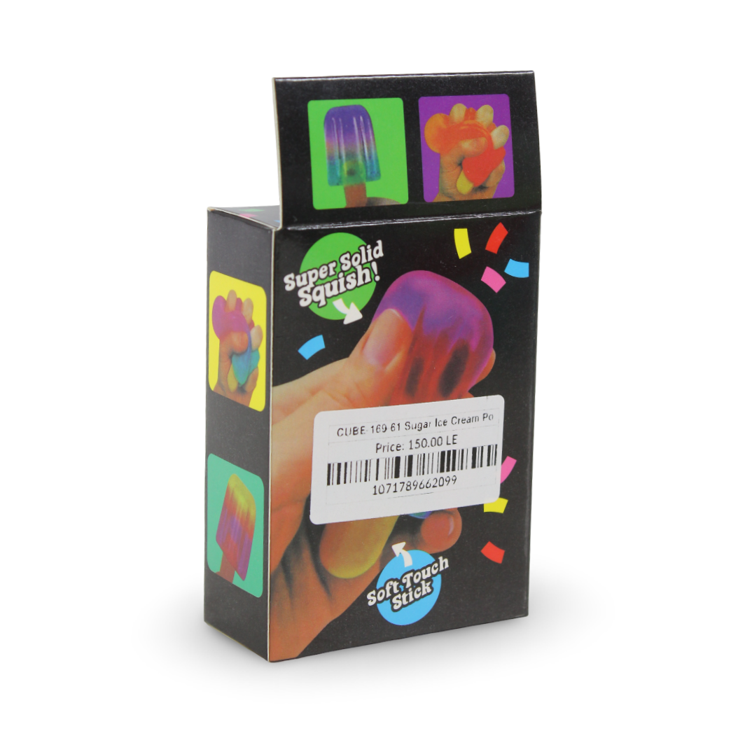 Sugar Ice Cream Powder Glitter Squishy Fidget Toy