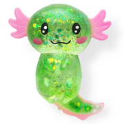 Sugar Axolotl Glitter Squishy Fidget Toy – Green