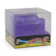 Squeez Cube 5cm PVC Slow Rising – Purple