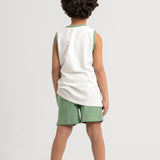 Boys Cotton Pajama Set - "Stronger" Print