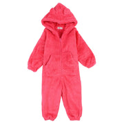 Unisex Fleeced Hooded Footless Onesie – Watermelon