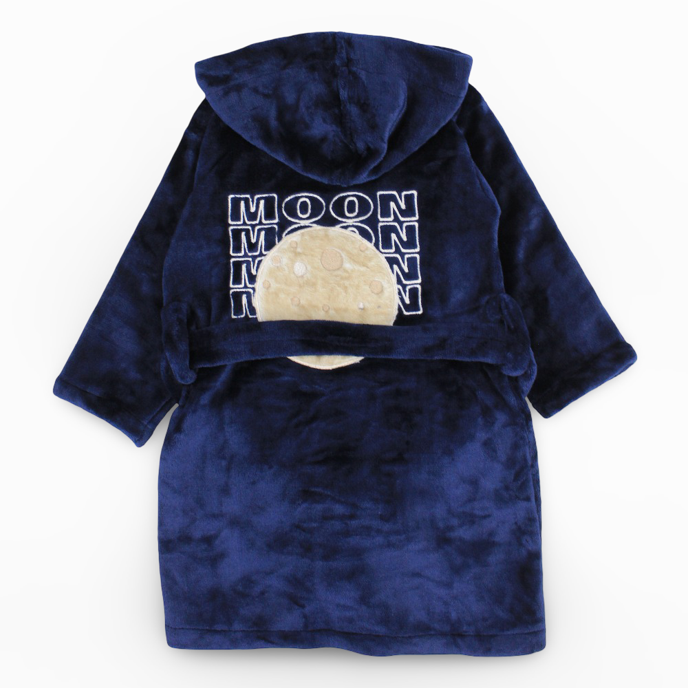 Boys Velvet Robe - Nany with Moon Design