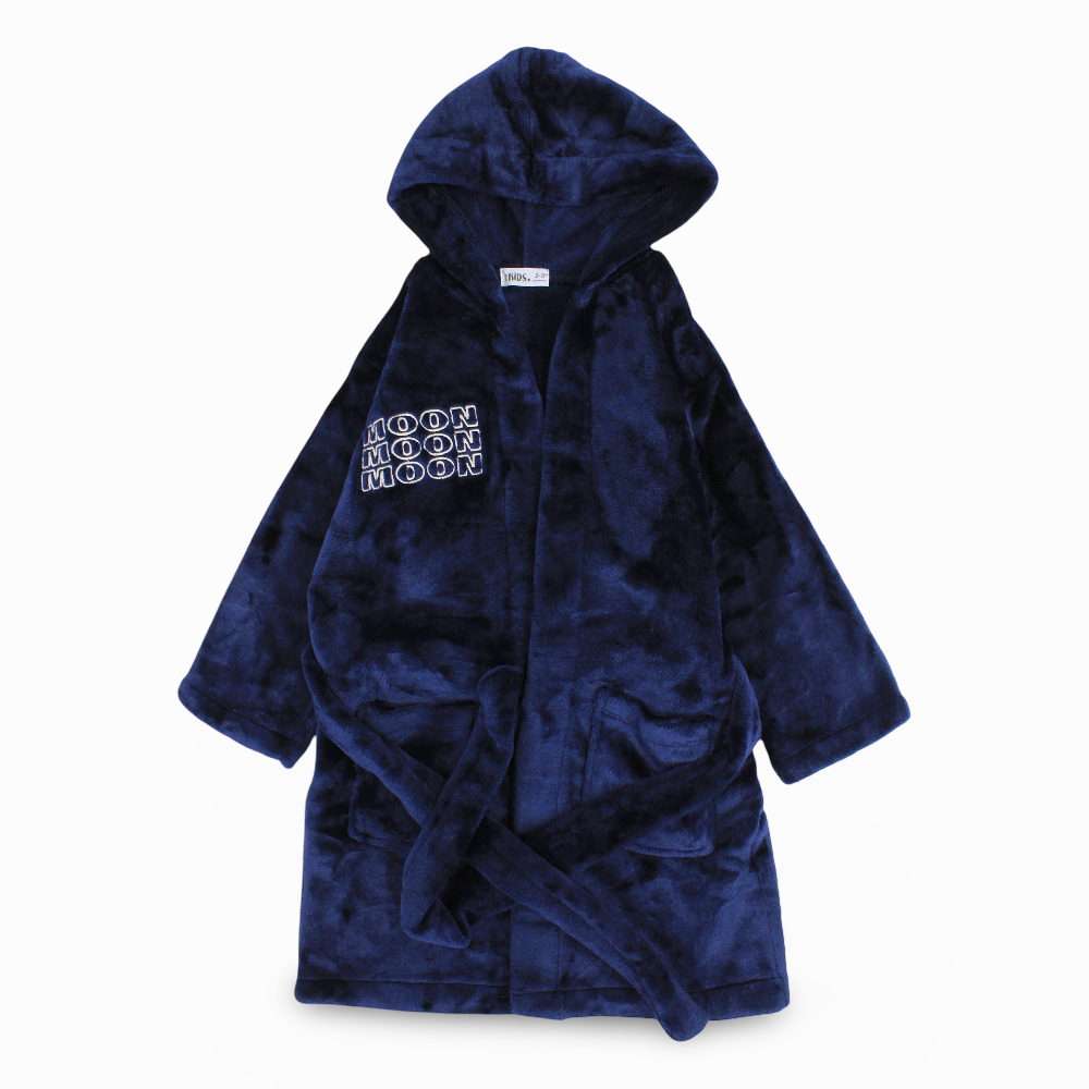 Boys Velvet Robe - Nany with Moon Design