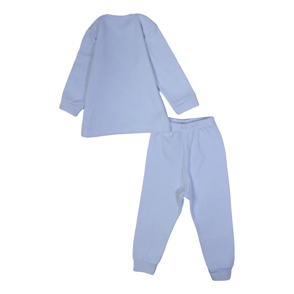 Unisex Baby Long-Sleeved Thermal Set - White