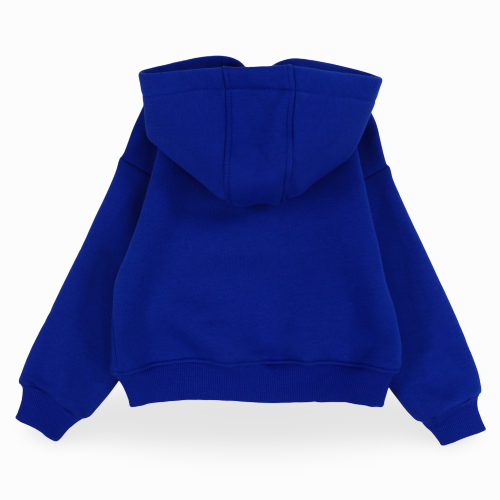Unisex Plain Cotton Hoodie – Blue