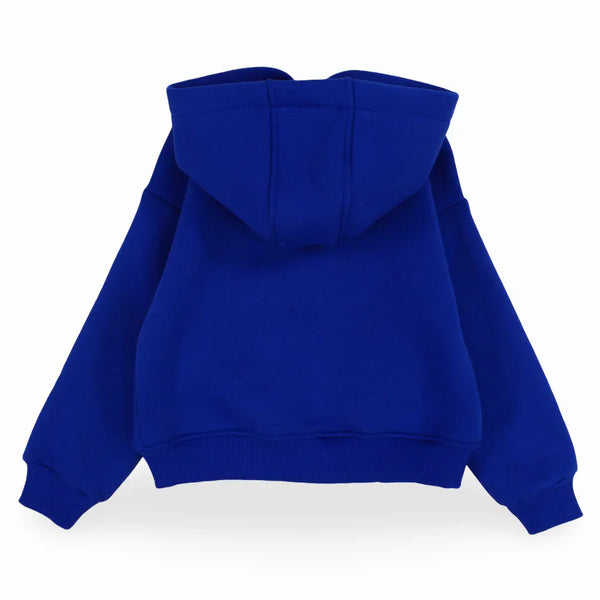 Unisex Plain Cotton Hoodie – Blue