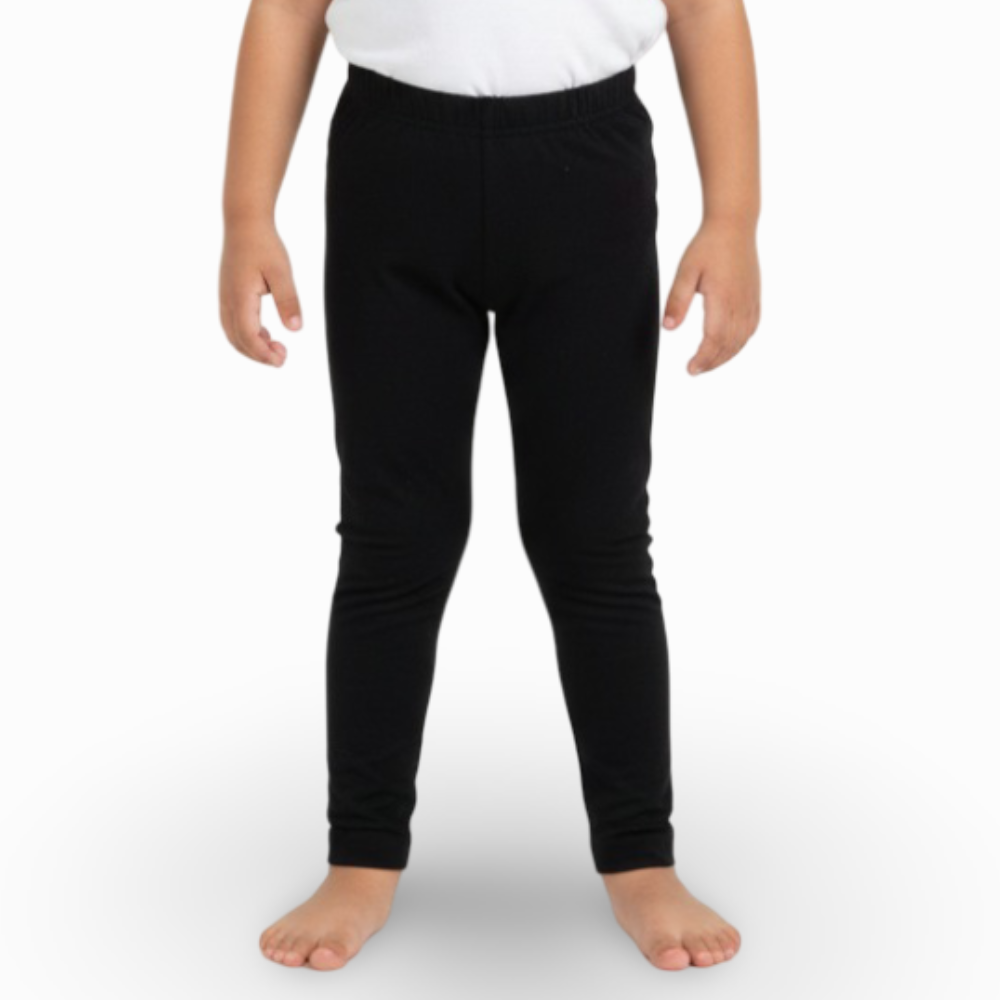 Girls Soft & Stretchy Everyday Leggings – Black