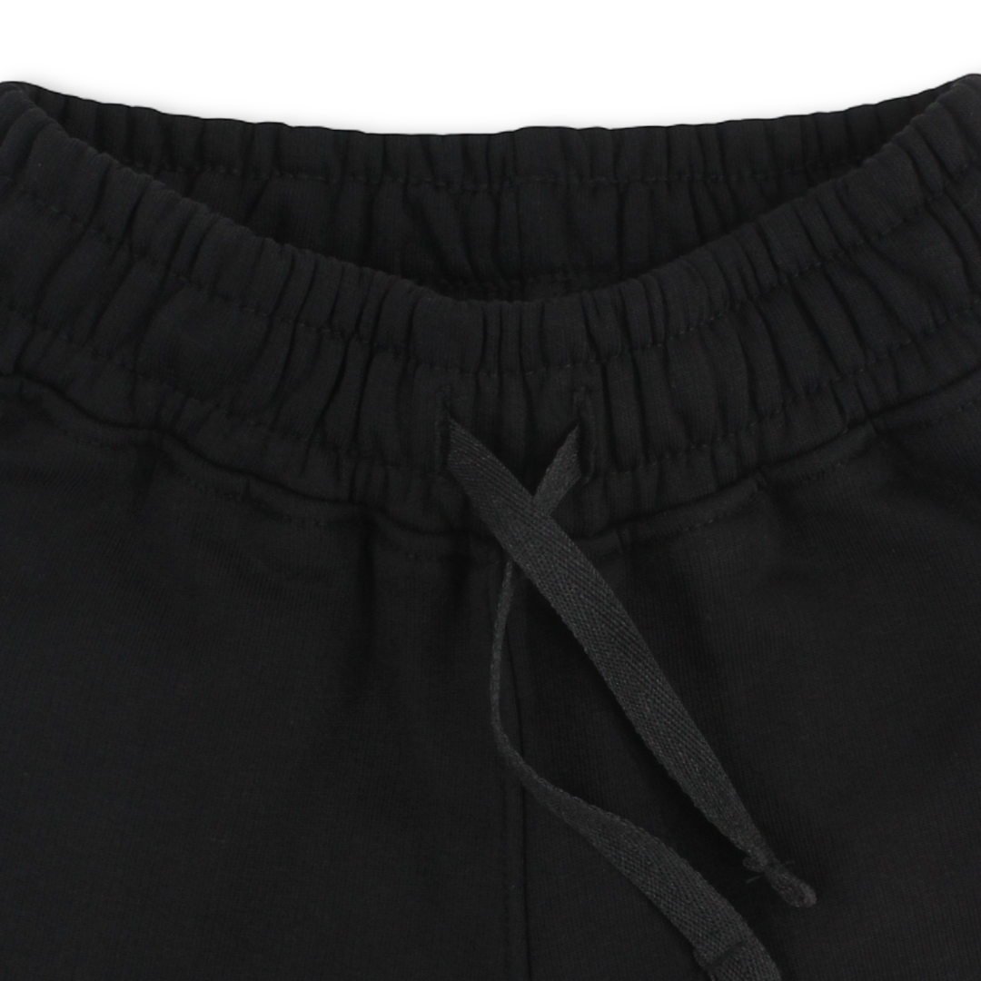 Unisex Cotton Milton Sweatpants – Black