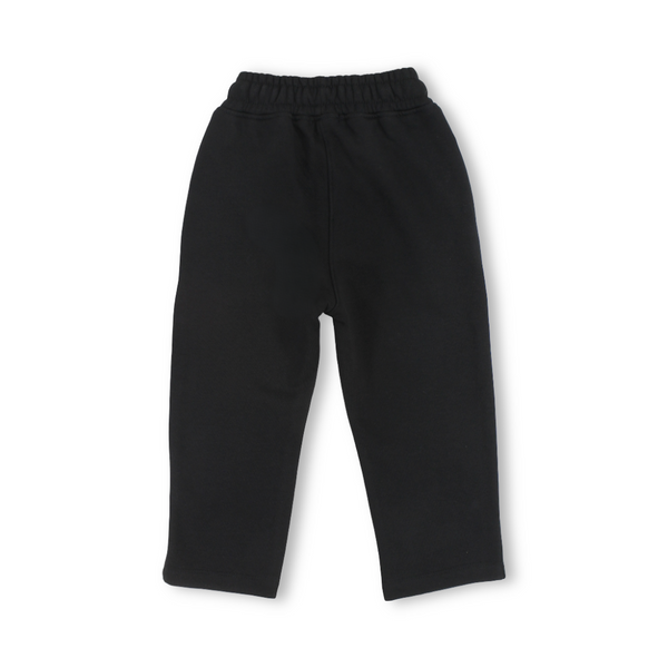 Unisex Cotton Sweatpants – Plain Black