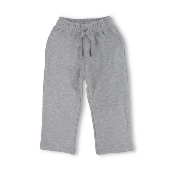 Unisex Cotton Milton Sweatpants – Light Grey