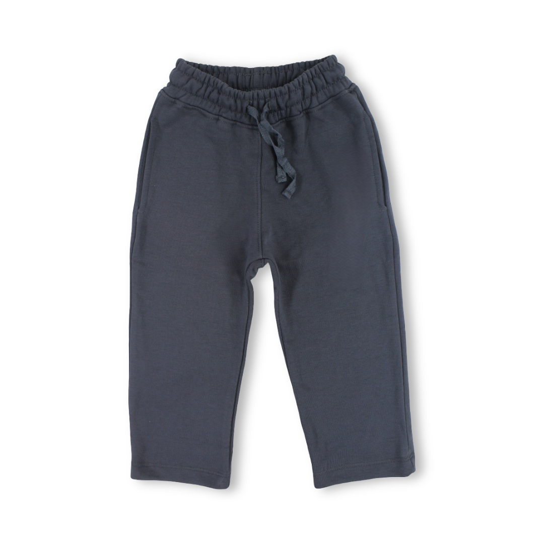 Unisex Cotton Sweatpants – Plain Dark Grey