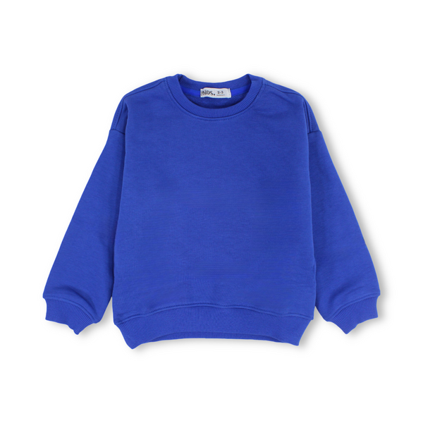 Unisex Cotton Milton Sweatshirt – Blue