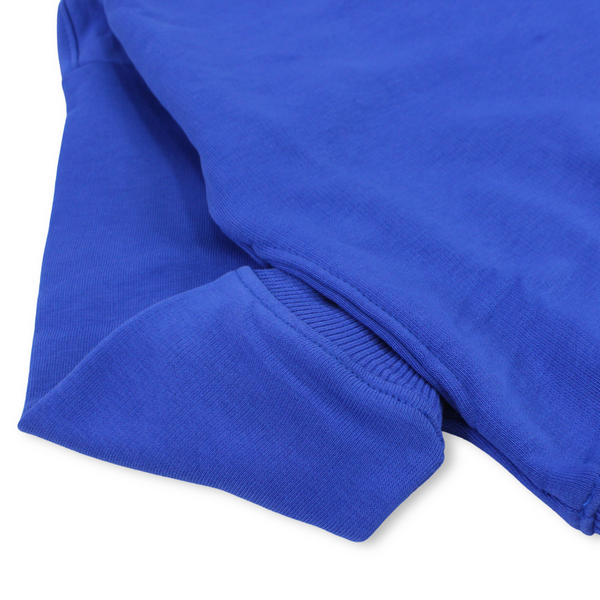Unisex Cotton Long-Sleeved Sweatshirt – Plain Blue
