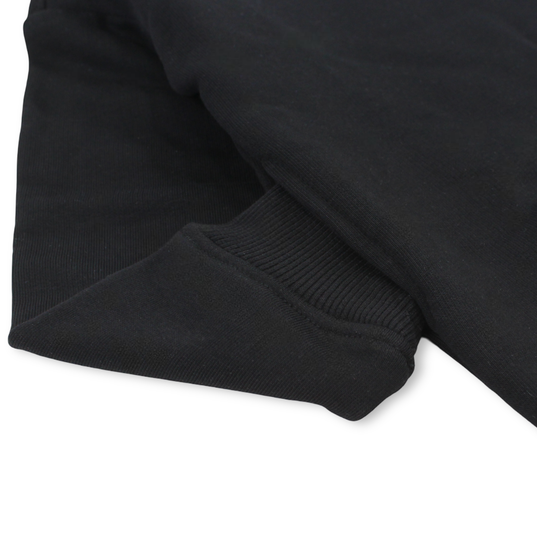 Unisex Cotton Milton Sweatshirt – Black