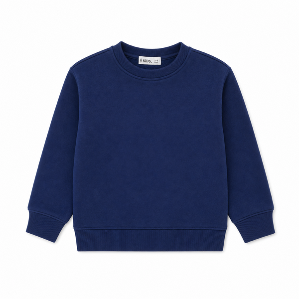 Unisex Cotton Milton Sweatshirt – Navy