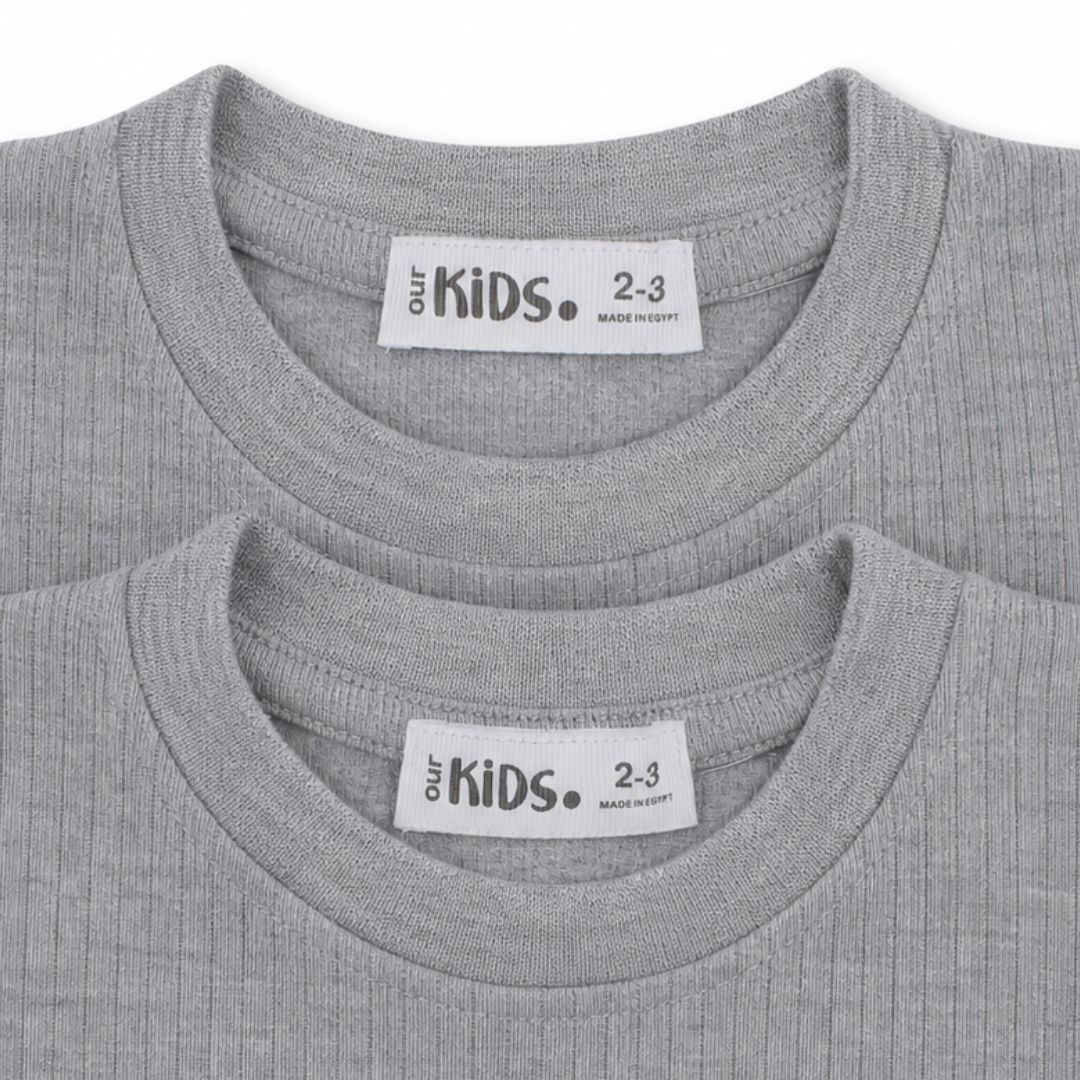Unisex Long-Sleeved Thermal Top Pack – Grey (Pack Of 2)
