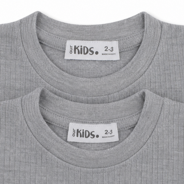 Unisex Long-Sleeved Thermal Top Pack – Grey (Pack Of 2)