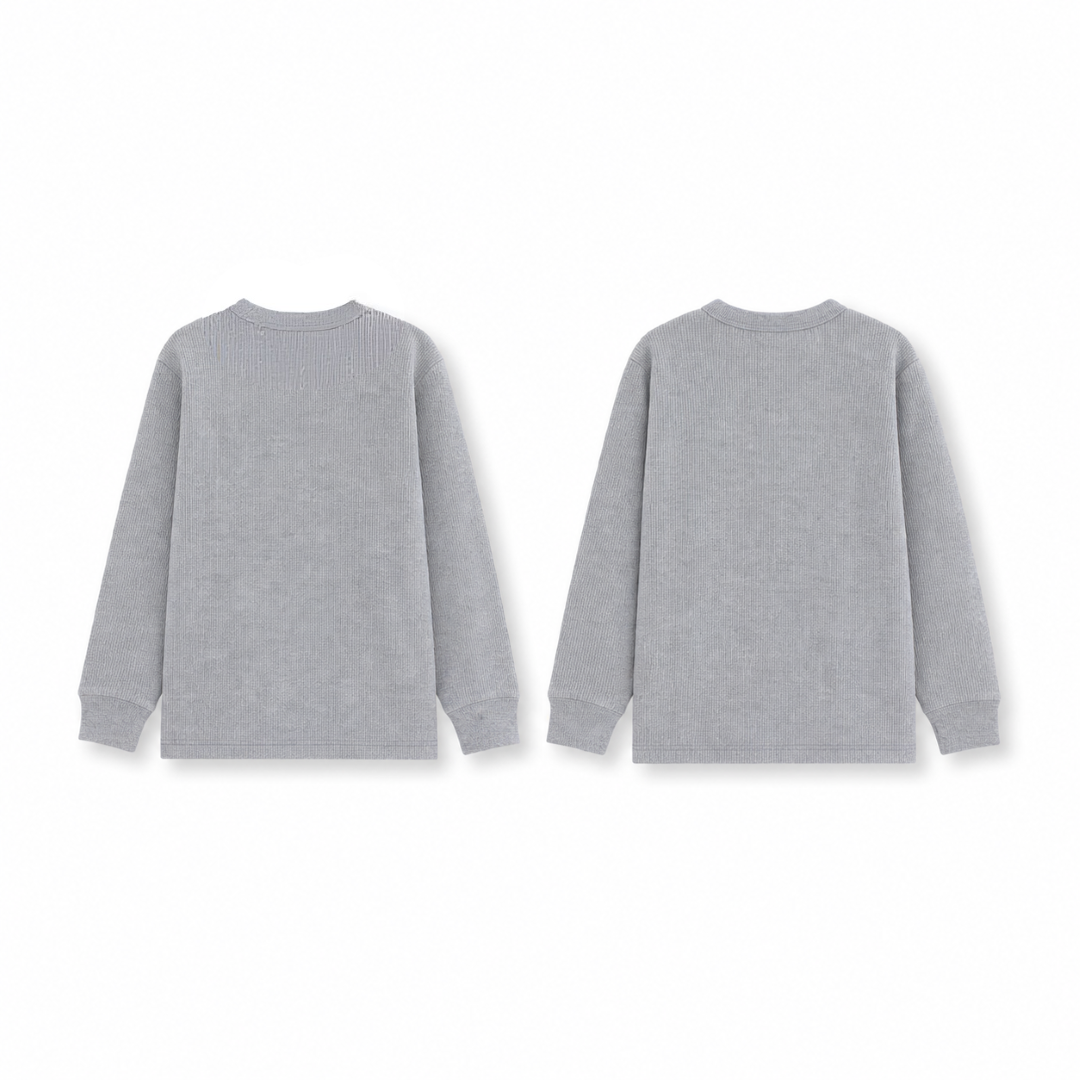 Unisex Long-Sleeved Thermal Top Pack – Grey (Pack Of 2)