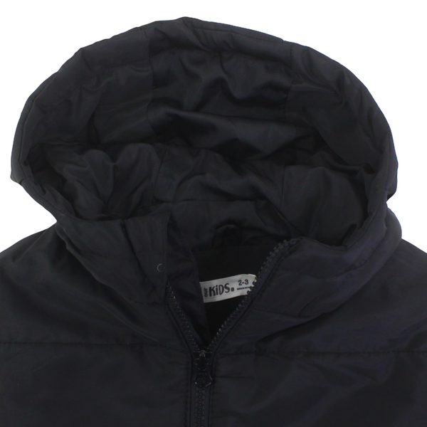 Unisex Waterproof Hooded Jacket – Black