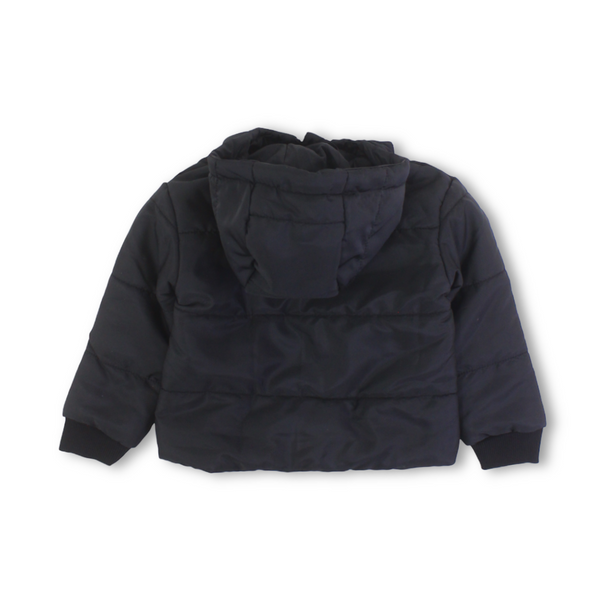 Unisex Waterproof Hooded Jacket – Black